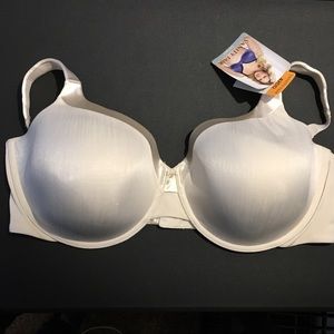 NWT Vanity Fair Full Figure Bra 42DD Beige